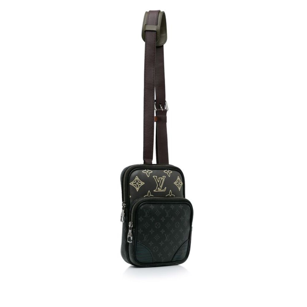 Pre Loved louis vuitton Crossbody Bag Monogram Design Women Black Crossbody Bags - Picture 2 of 8